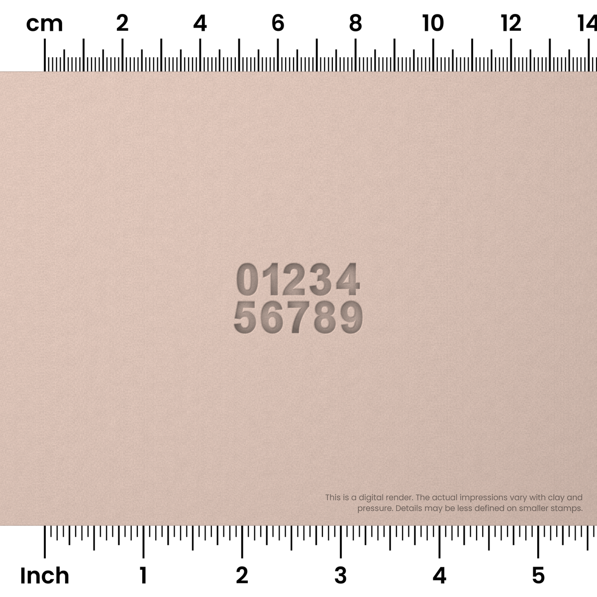 Arial Bold | Number Stamp Sets - Ceramind® Tools