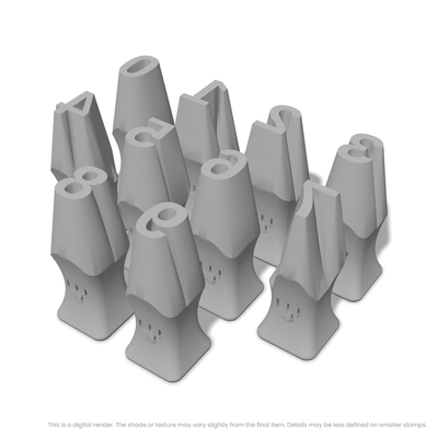 Arimo | Number Stamp Sets - Ceramind® Tools