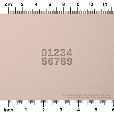 Arimo | Number Stamp Sets - Ceramind® Tools