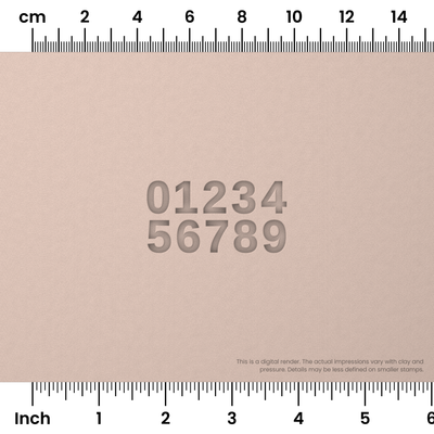 Arimo | Number Stamp Sets - Ceramind® Tools