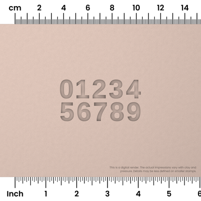 Arimo | Number Stamp Sets - Ceramind® Tools