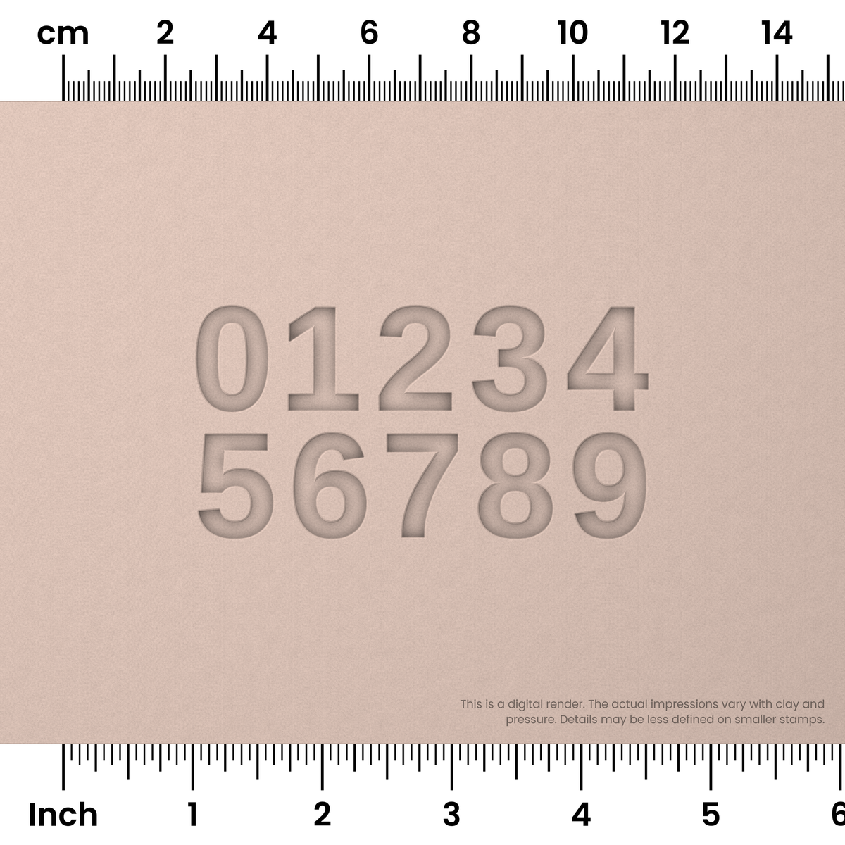 Arimo | Number Stamp Sets - Ceramind® Tools