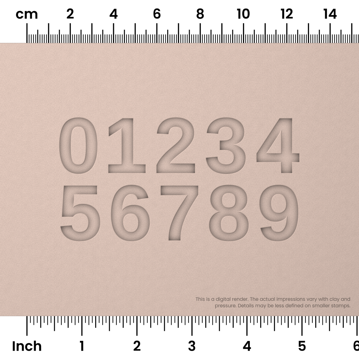 Arimo | Number Stamp Sets - Ceramind® Tools