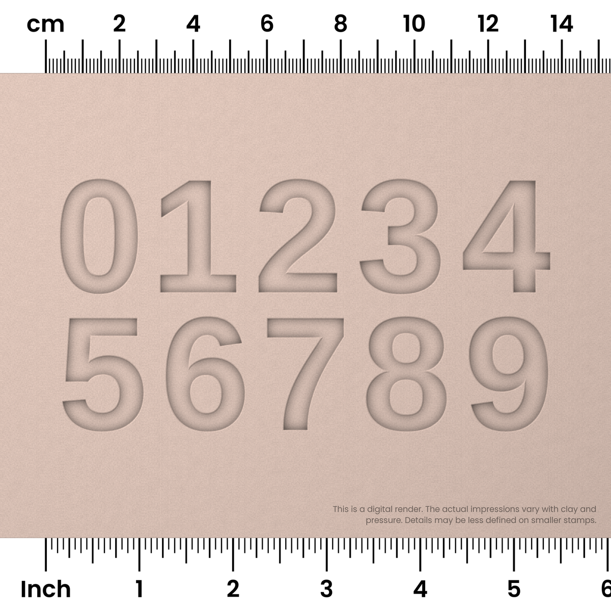 Arimo | Number Stamp Sets - Ceramind® Tools