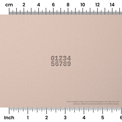 Arimo | Number Stamp Sets - Ceramind® Tools