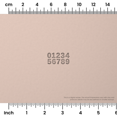 Arimo | Number Stamp Sets - Ceramind® Tools