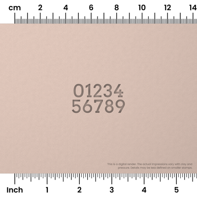 Arvo | Number Stamp Sets - Ceramind® Tools