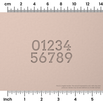 Arvo | Number Stamp Sets - Ceramind® Tools