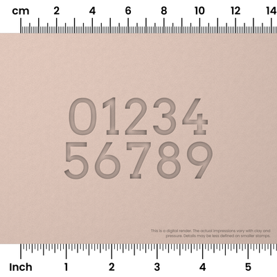 Arvo | Number Stamp Sets - Ceramind® Tools