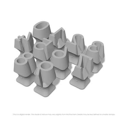 Arvo | Number Stamp Sets - Ceramind® Tools