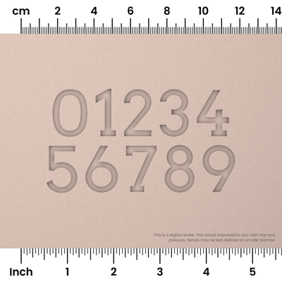Arvo | Number Stamp Sets - Ceramind® Tools