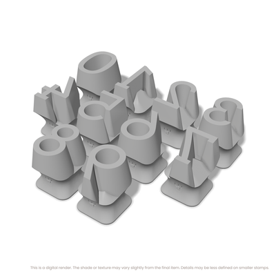 Arvo | Number Stamp Sets - Ceramind® Tools