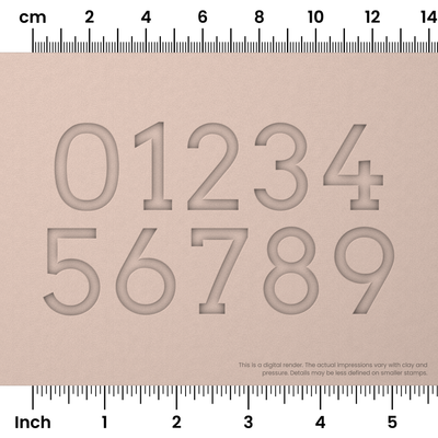 Arvo | Number Stamp Sets - Ceramind® Tools