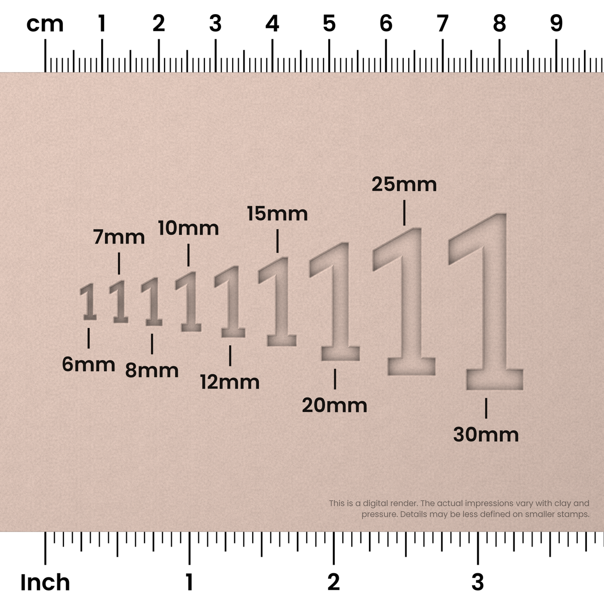 Arvo | Number Stamp Sets - Ceramind® Tools