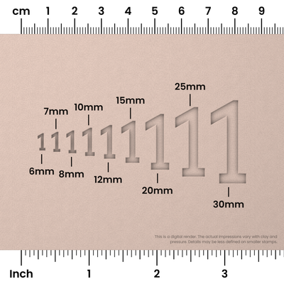 Arvo | Number Stamp Sets - Ceramind® Tools