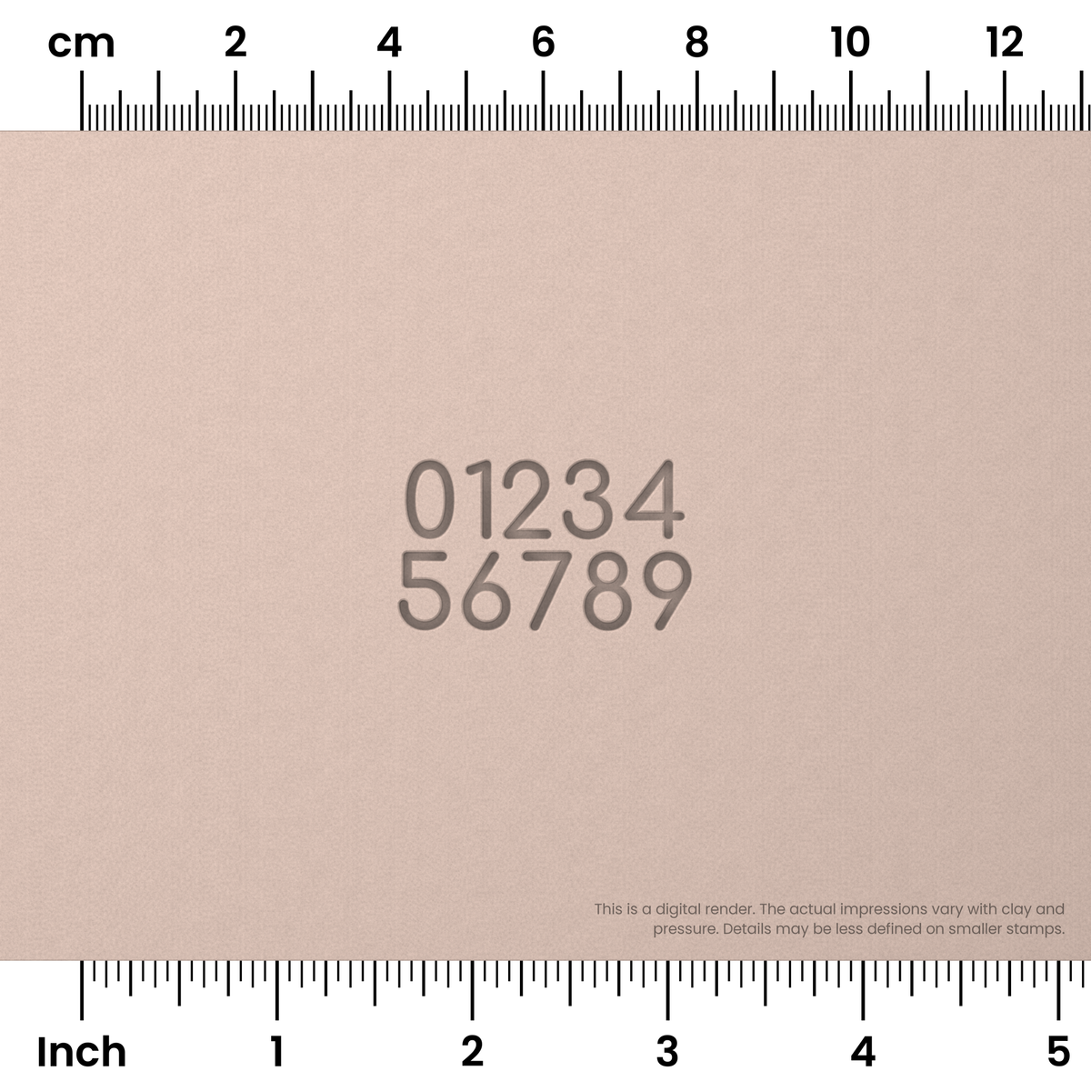 Comfortaa | Number Stamp Sets - Ceramind® Tools
