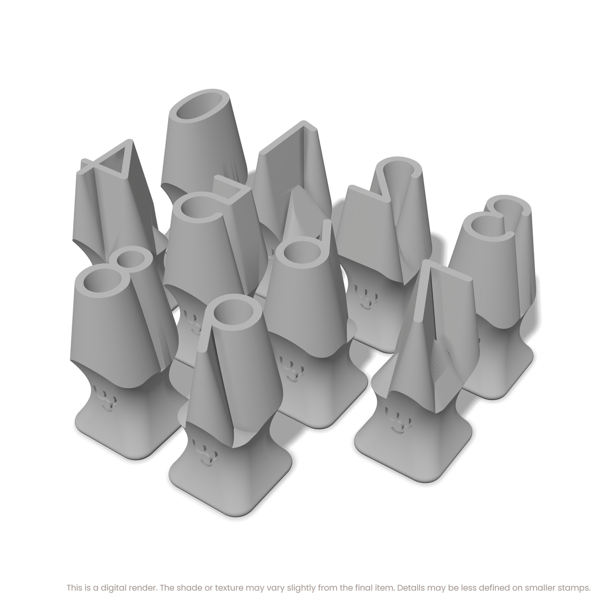 Comfortaa | Number Stamp Sets - Ceramind® Tools