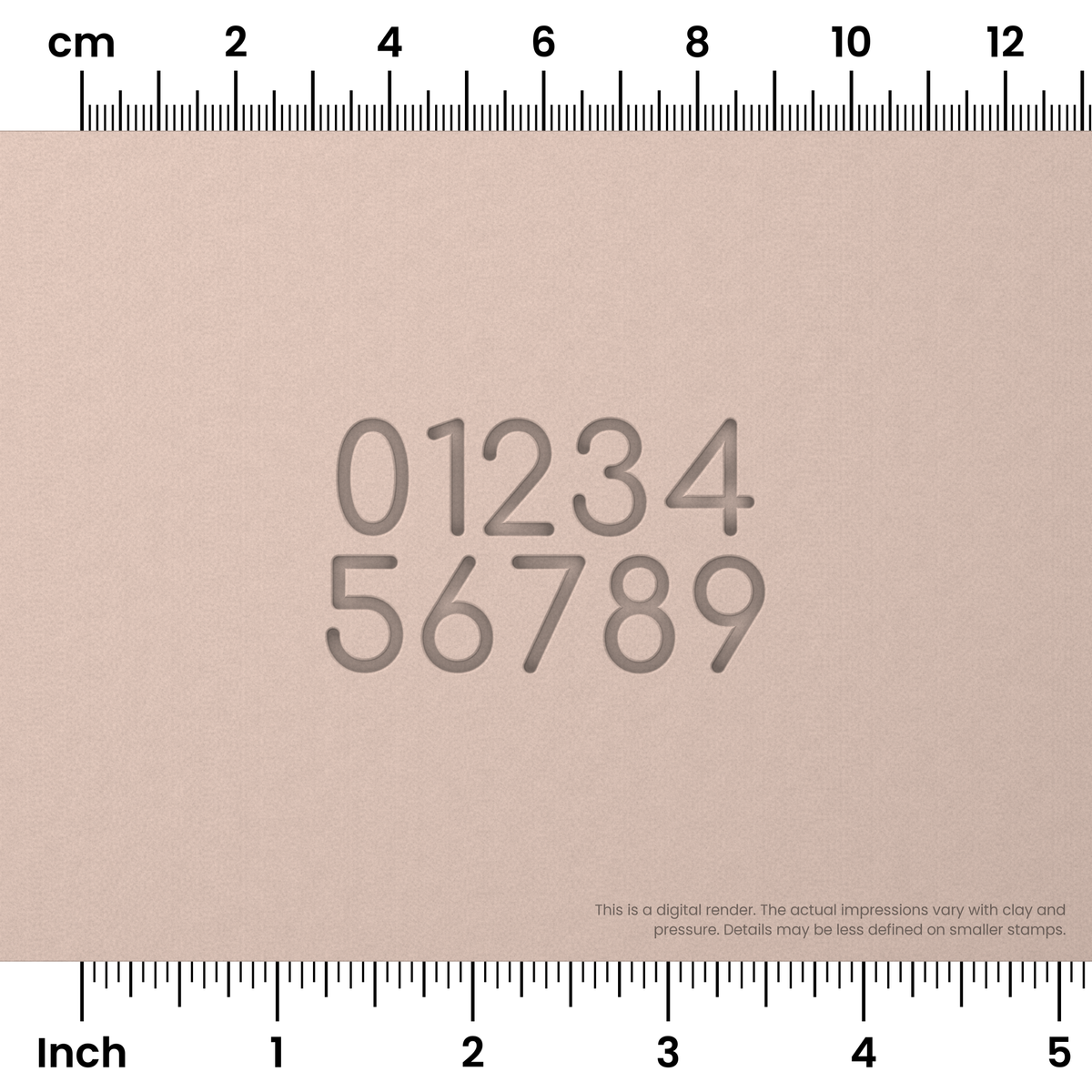 Comfortaa | Number Stamp Sets - Ceramind® Tools