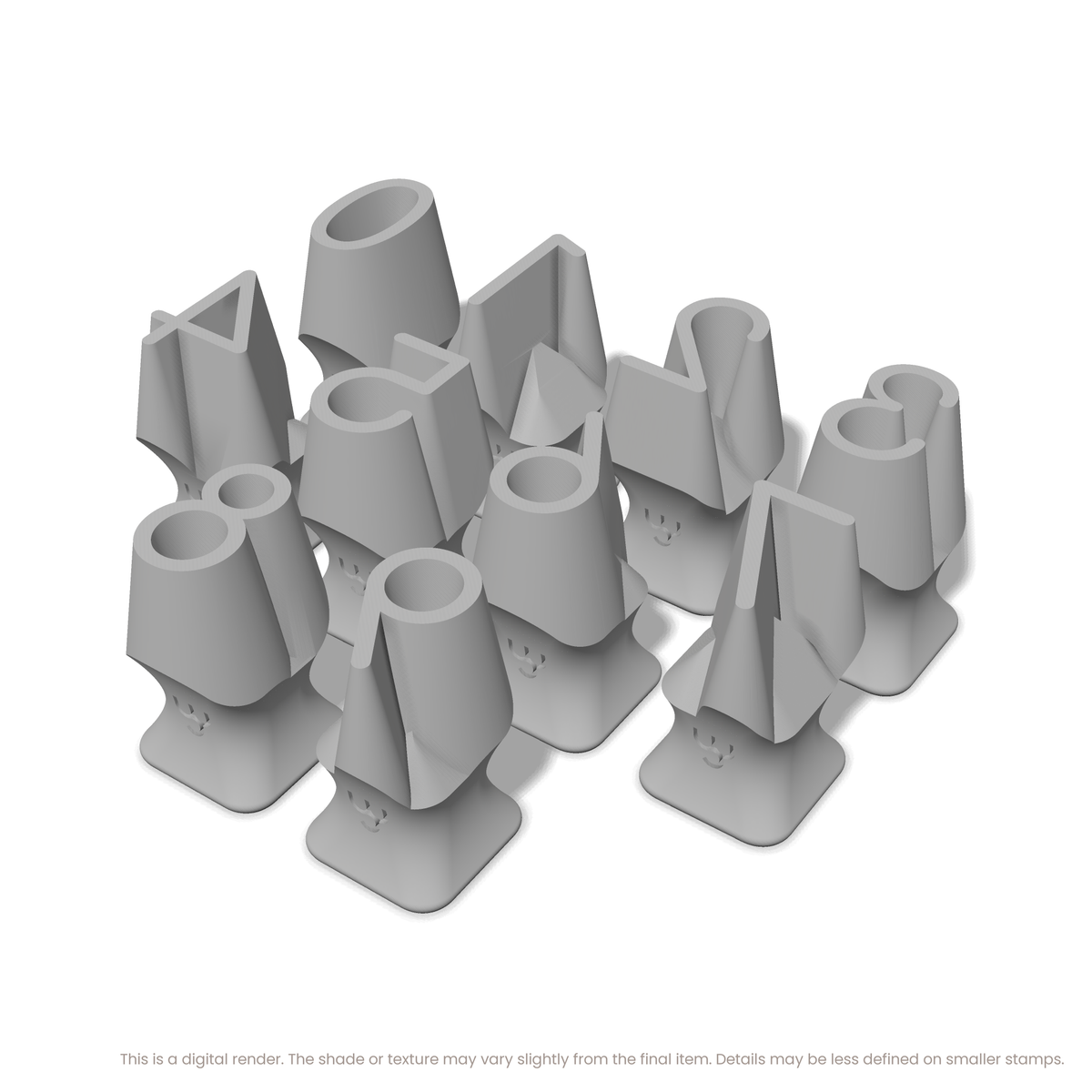 Comfortaa | Number Stamp Sets - Ceramind® Tools