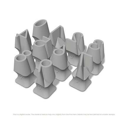 Comfortaa | Number Stamp Sets - Ceramind® Tools