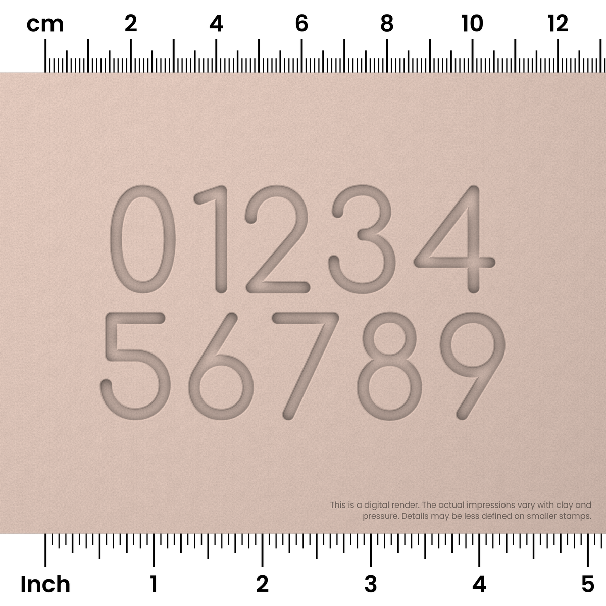 Comfortaa | Number Stamp Sets - Ceramind® Tools