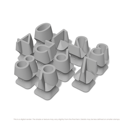 Comfortaa | Number Stamp Sets - Ceramind® Tools