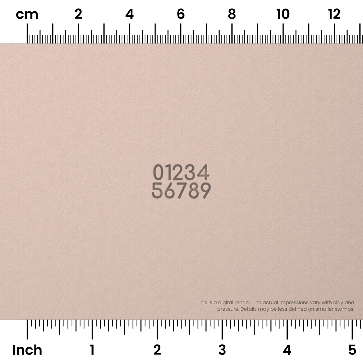 Comfortaa | Number Stamp Sets - Ceramind® Tools