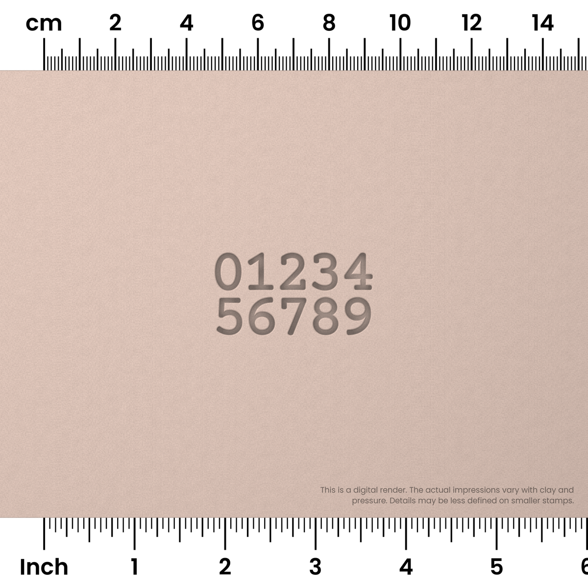 Courier Prime | Number Stamp Sets - Ceramind® Tools