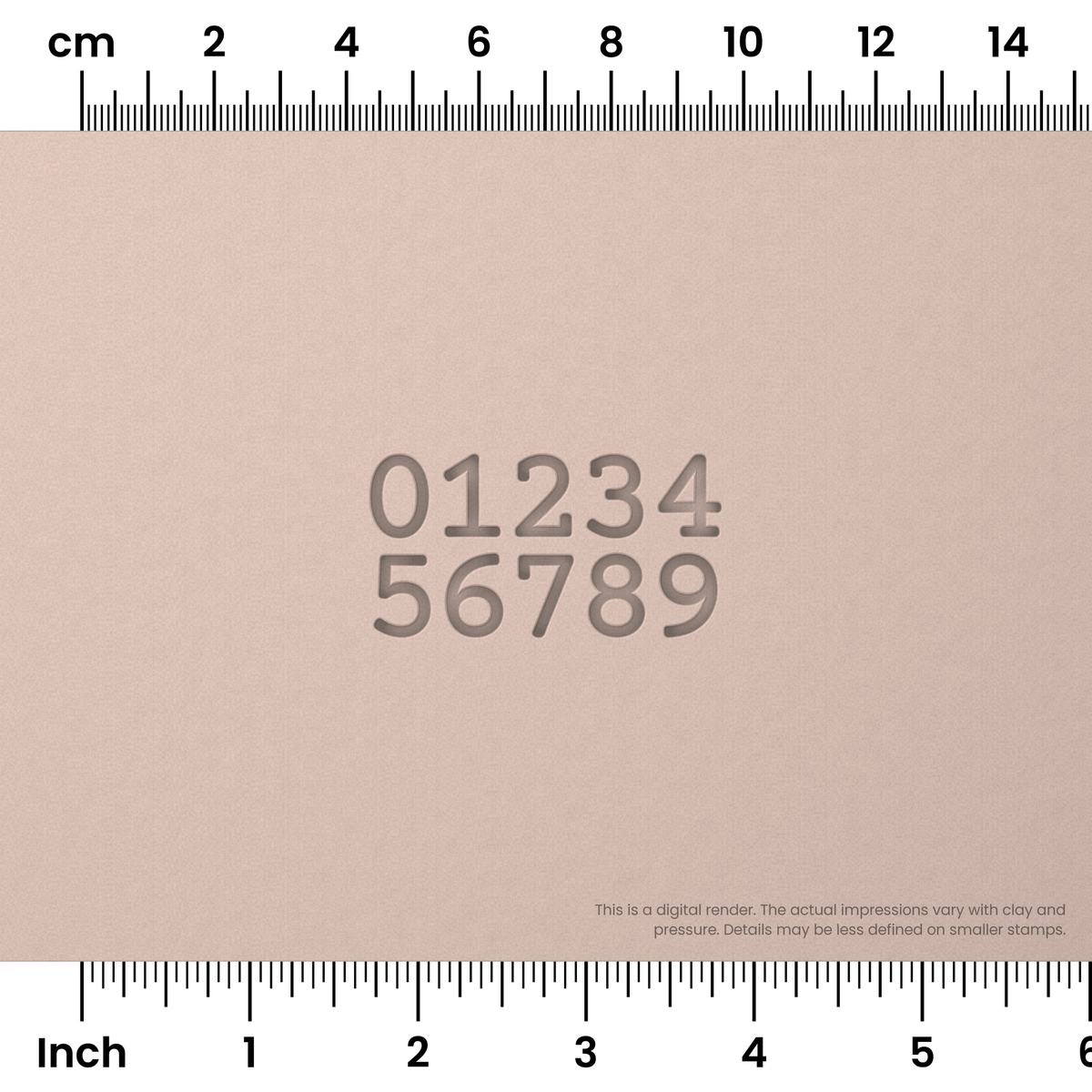 Courier Prime | Number Stamp Sets - Ceramind® Tools