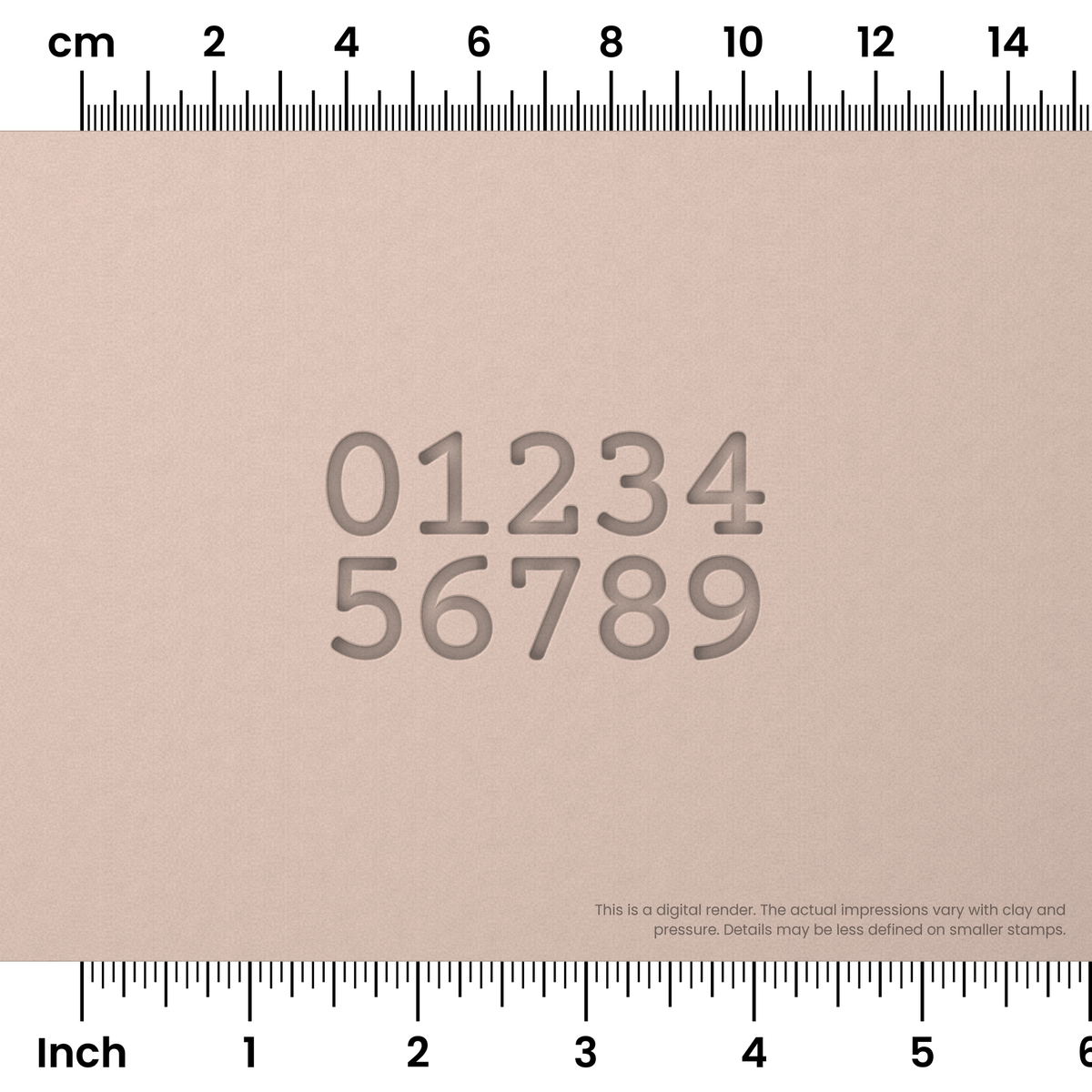 Courier Prime | Number Stamp Sets - Ceramind® Tools