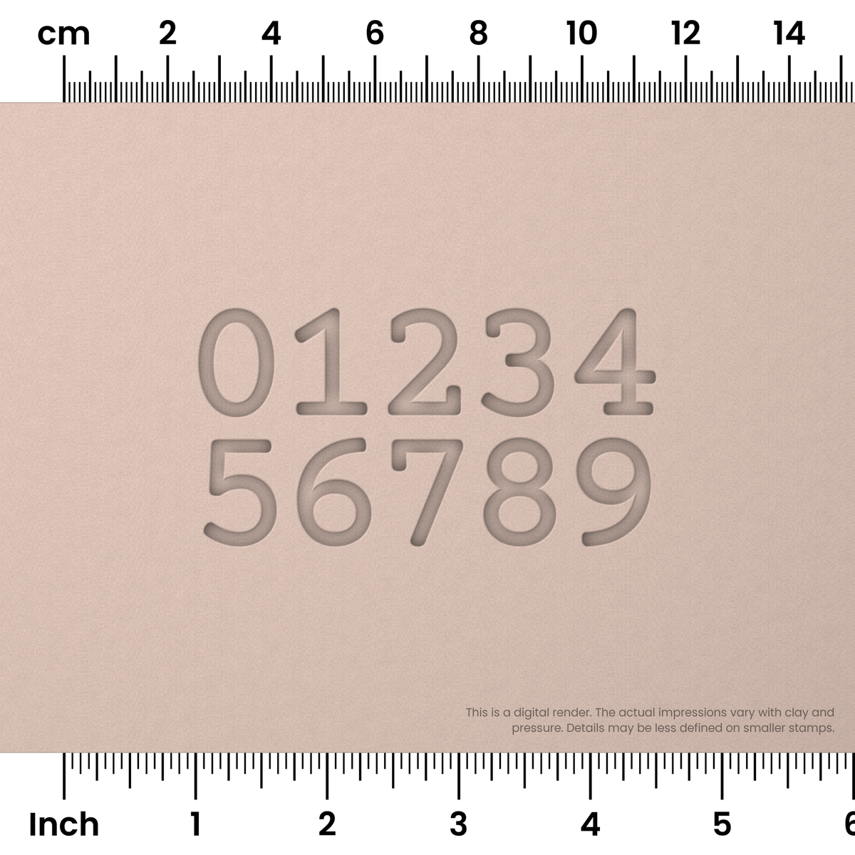 Courier Prime | Number Stamp Sets - Ceramind® Tools