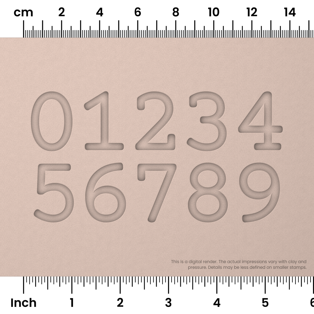 Courier Prime | Number Stamp Sets - Ceramind® Tools