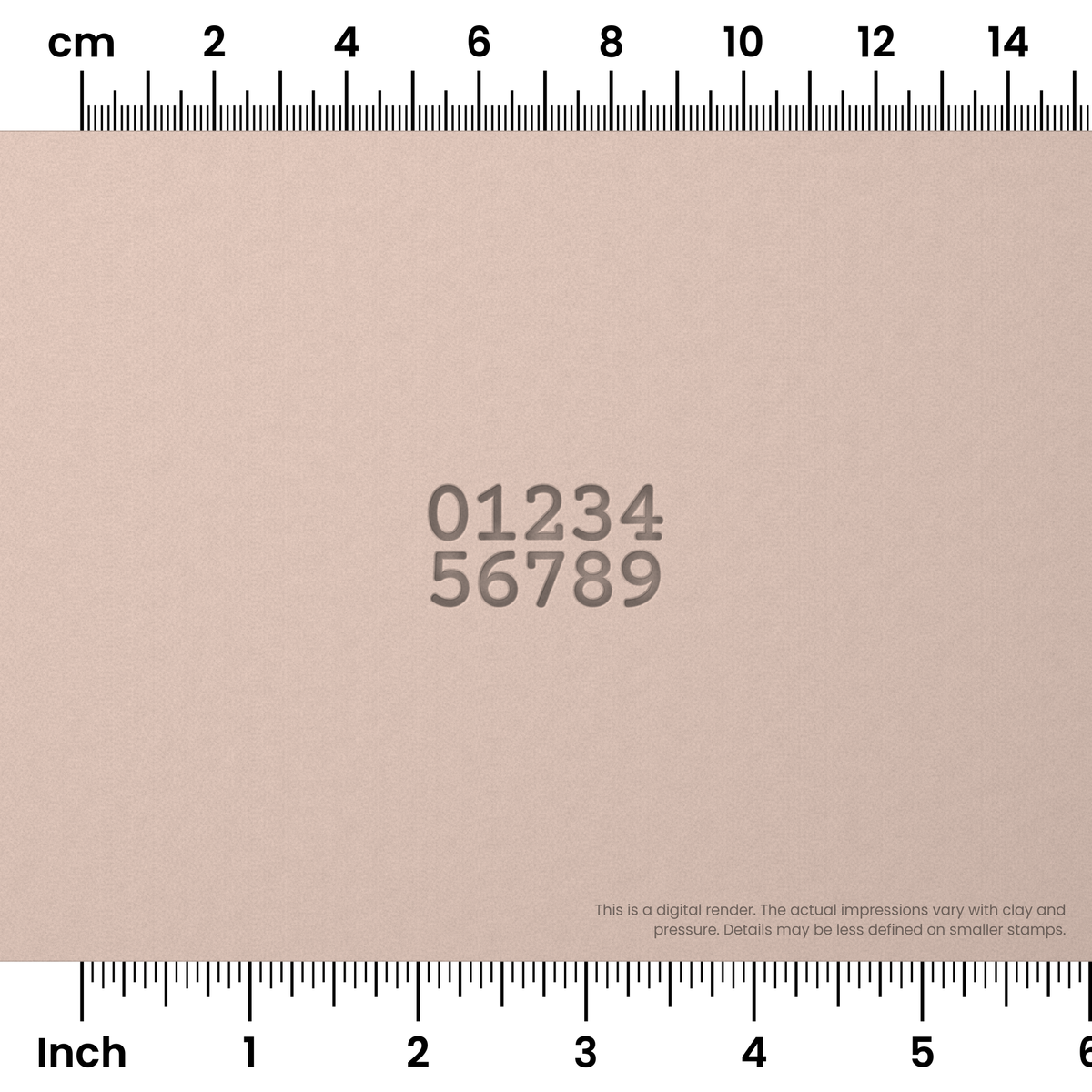 Courier Prime | Number Stamp Sets - Ceramind® Tools