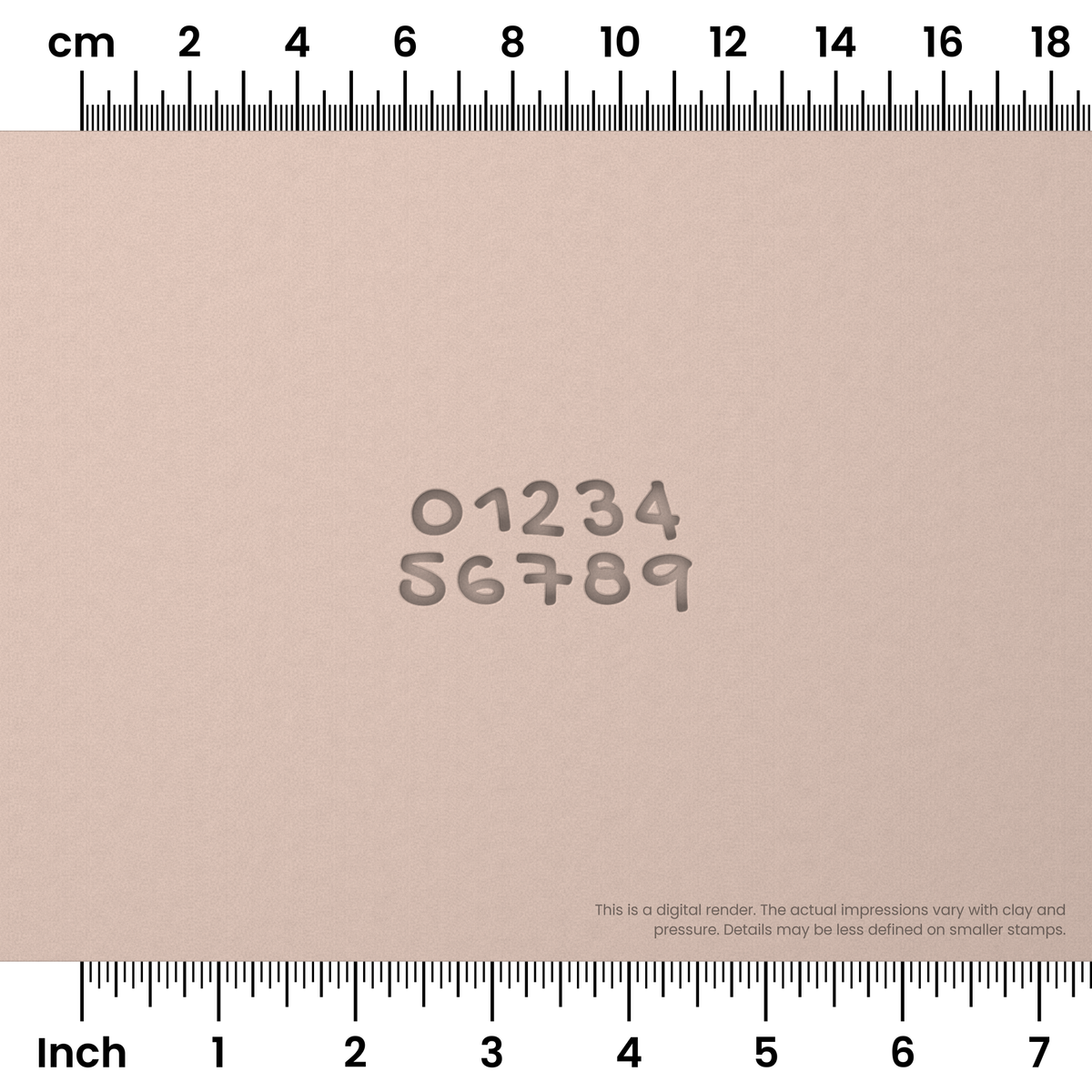 Gochi Hand | Number Stamp Sets - Ceramind® Tools
