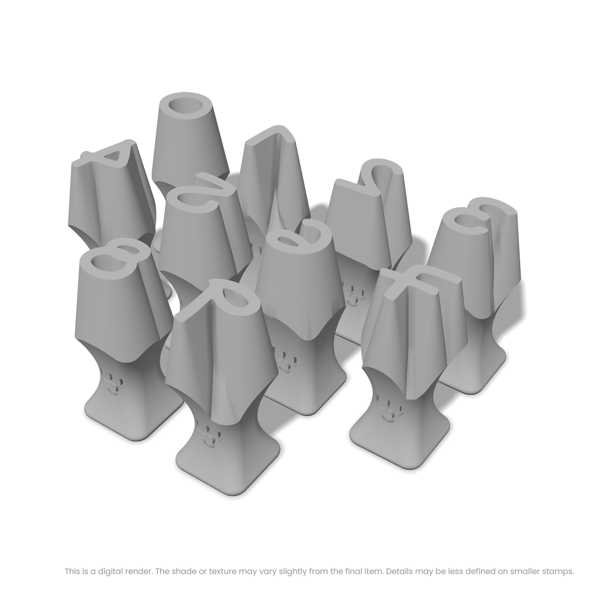 Gochi Hand | Number Stamp Sets - Ceramind® Tools