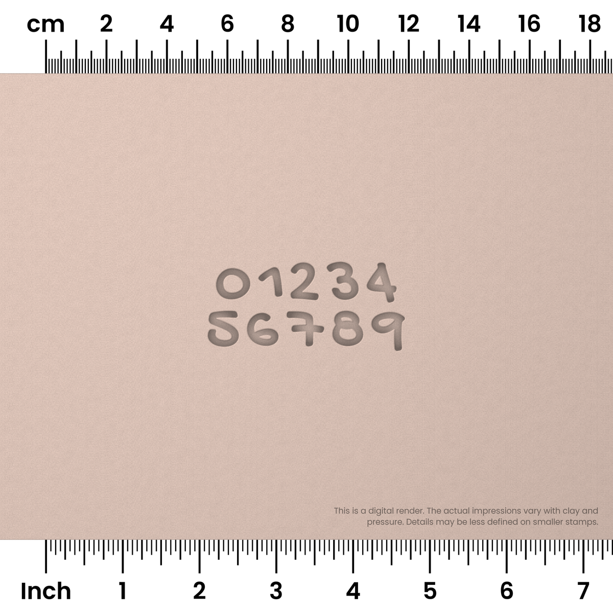 Gochi Hand | Number Stamp Sets - Ceramind® Tools
