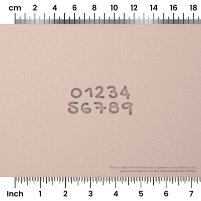 Gochi Hand | Number Stamp Sets - Ceramind® Tools