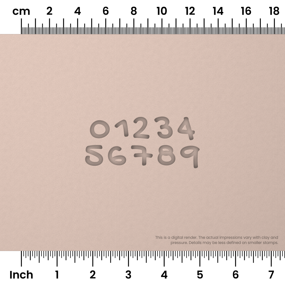 Gochi Hand | Number Stamp Sets - Ceramind® Tools