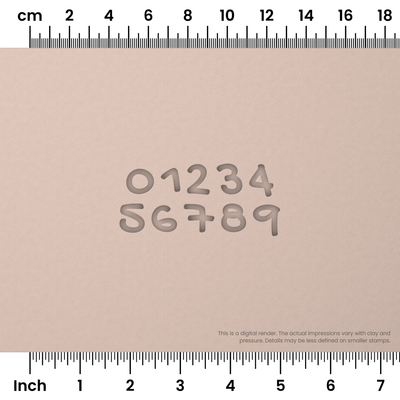 Gochi Hand | Number Stamp Sets - Ceramind® Tools