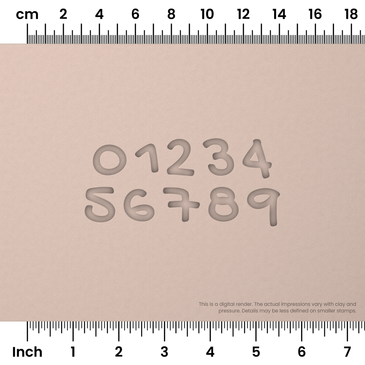 Gochi Hand | Number Stamp Sets - Ceramind® Tools