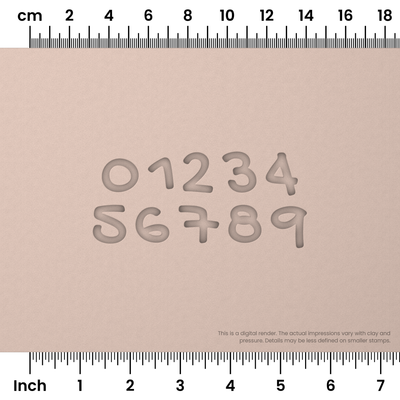 Gochi Hand | Number Stamp Sets - Ceramind® Tools