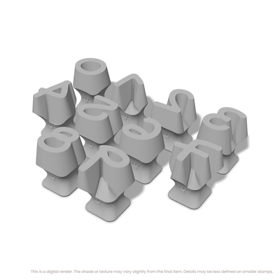 Gochi Hand | Number Stamp Sets - Ceramind® Tools