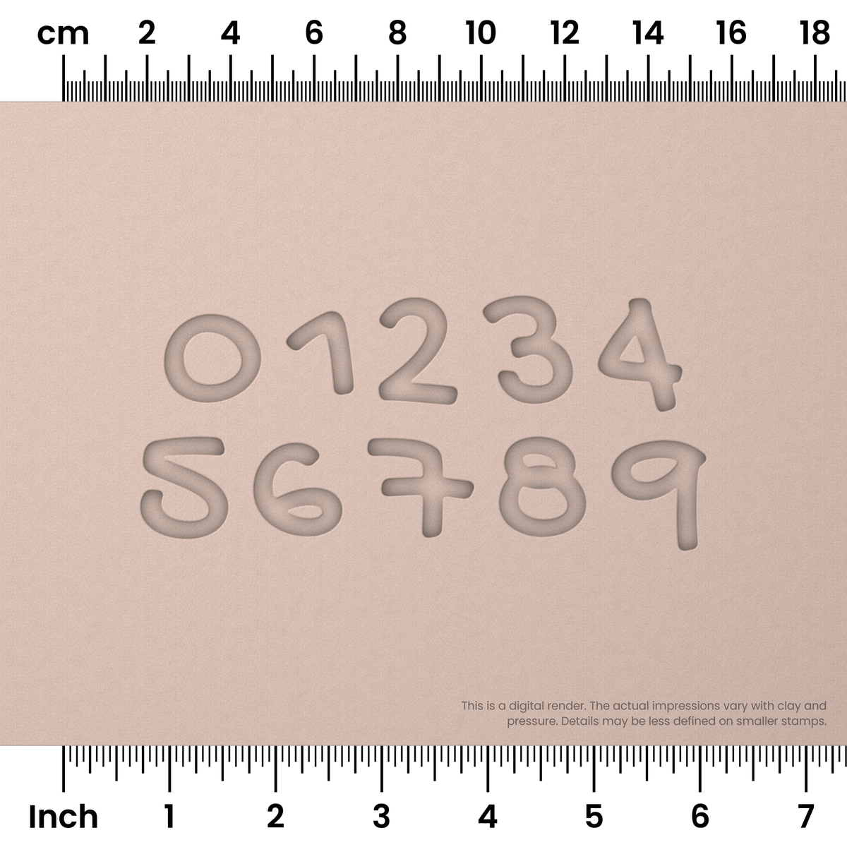Gochi Hand | Number Stamp Sets - Ceramind® Tools
