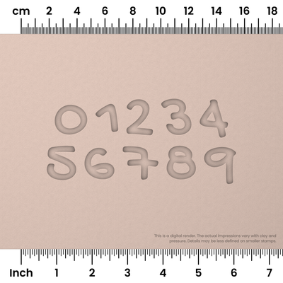 Gochi Hand | Number Stamp Sets - Ceramind® Tools