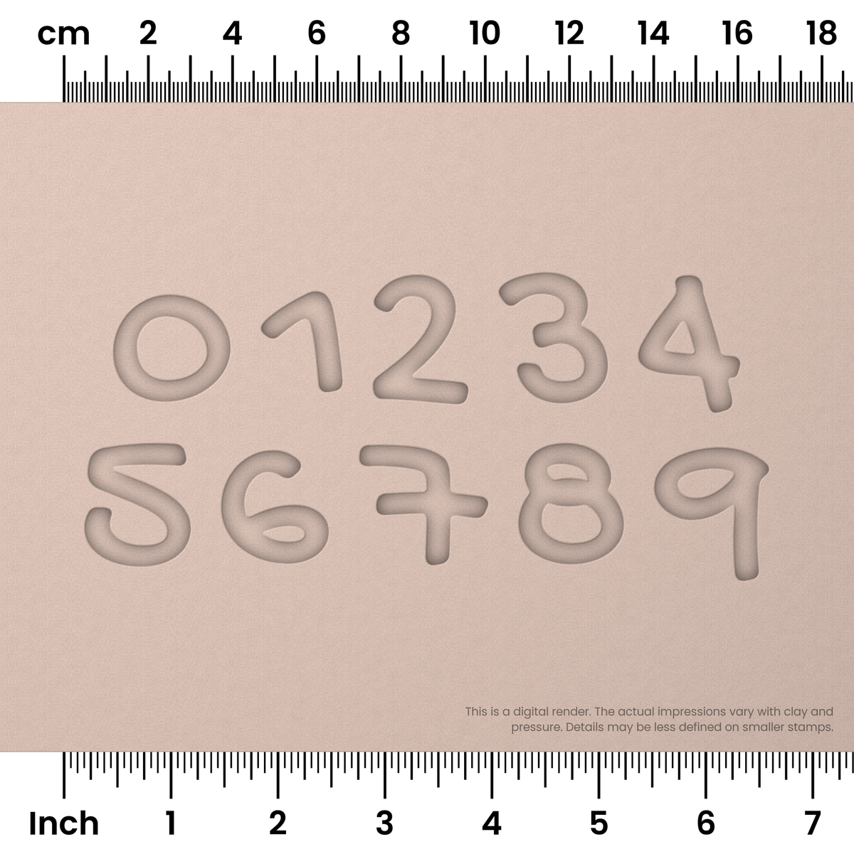 Gochi Hand | Number Stamp Sets - Ceramind® Tools