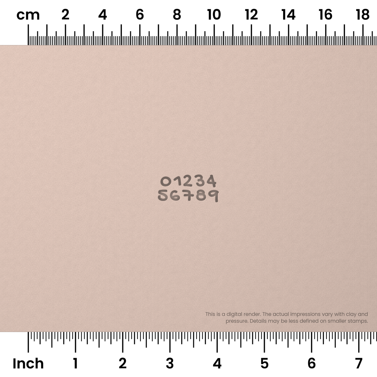 Gochi Hand | Number Stamp Sets - Ceramind® Tools