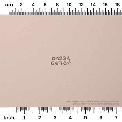 Gochi Hand | Number Stamp Sets - Ceramind® Tools