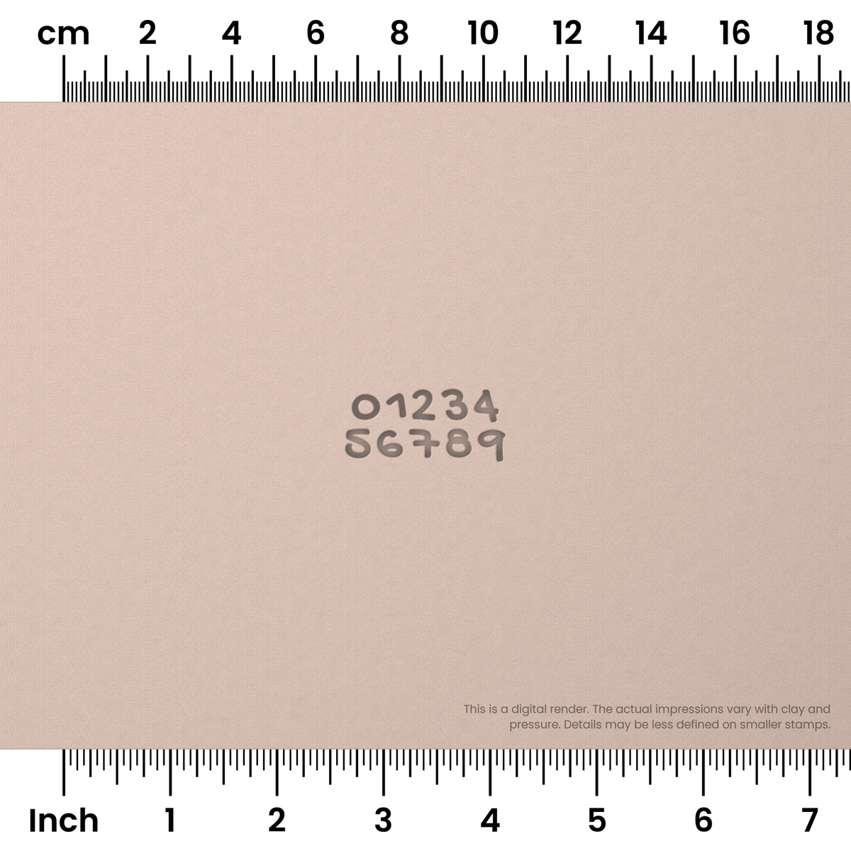 Gochi Hand | Number Stamp Sets - Ceramind® Tools