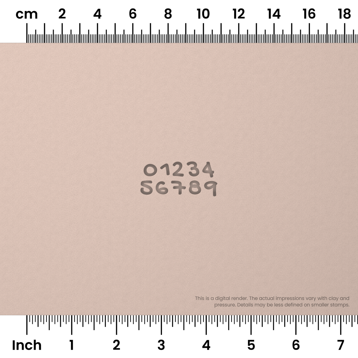 Gochi Hand | Number Stamp Sets - Ceramind® Tools