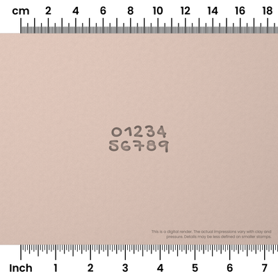 Gochi Hand | Number Stamp Sets - Ceramind® Tools